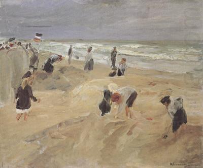 Beach Seach Scene at Nordwijk (nn02), Max Liebermann
